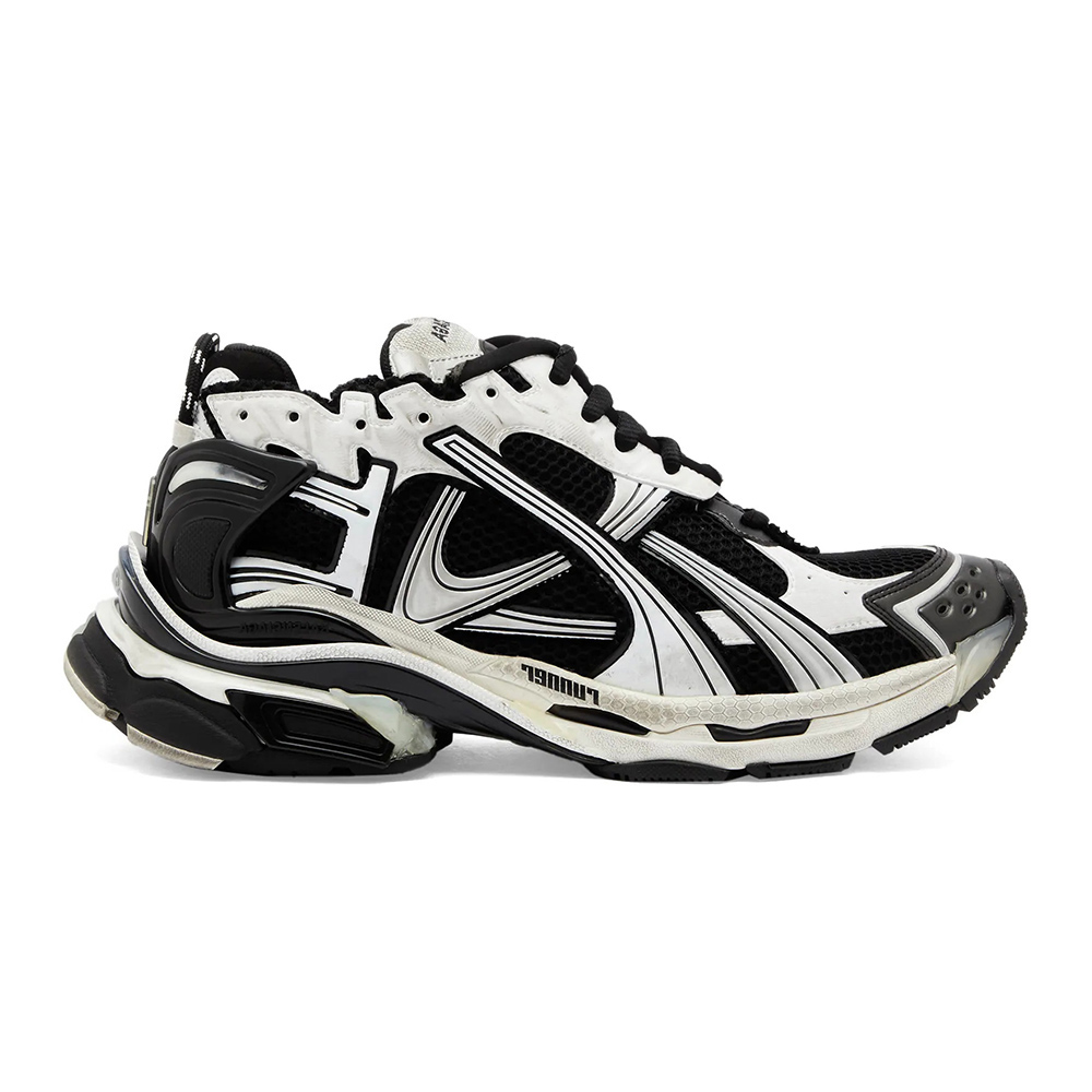 Ba*len*cia*ga runner sneaker ''white black''