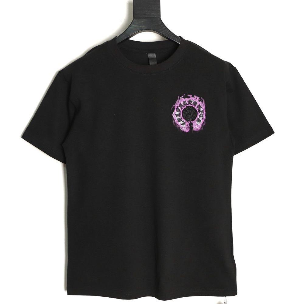 Ch**me He**ts purple horseshoe short sleeve t-shirt