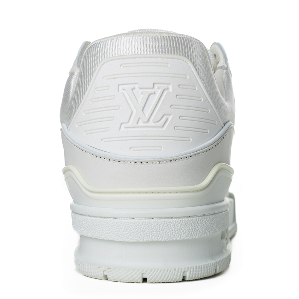 l0*is V*t0n trainer monogram  sneaker white