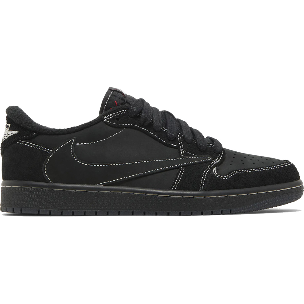 Little Kids'' Travis Scott x Air Jordan 1 Retro Low ''Black Phantom''