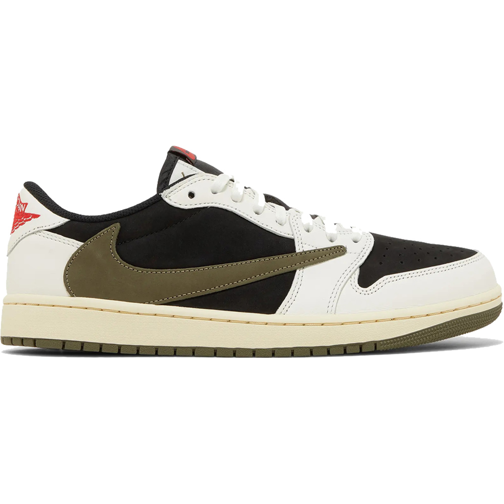 Little Kids'' Travis Scott x Air Jordan 1 Retro Low ''Olive''
