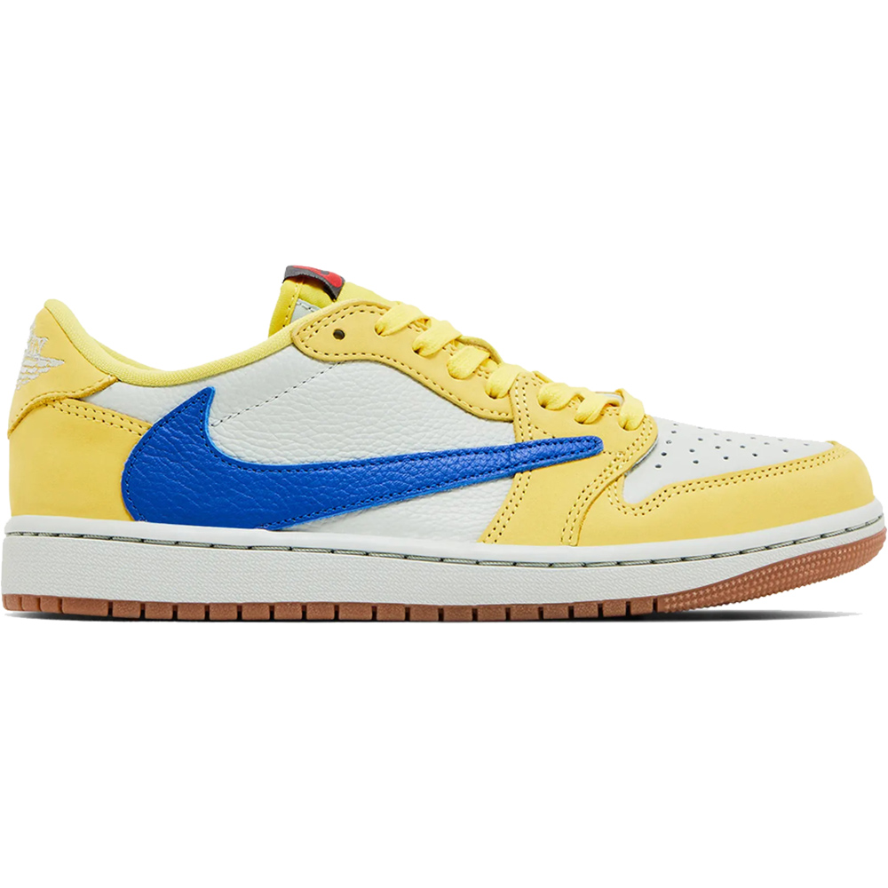 Little Kids'' Travis Scott x Air Jordan 1 Retro Low ''Canary''