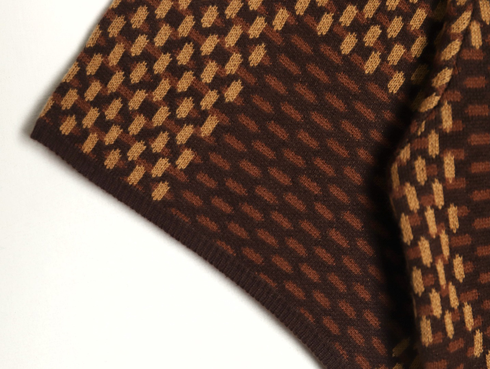 l0*is v*t0n pharrell Di*m*nd logo checkerboard knit short-sleeve