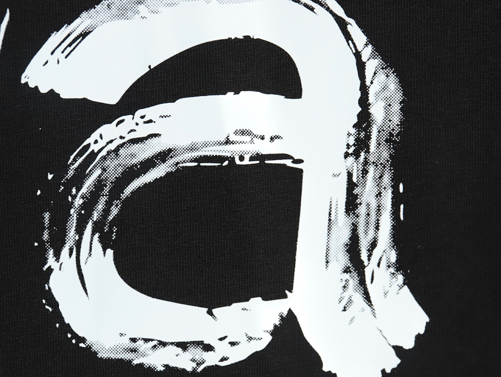 Alexander Wang Painted Lettering Short Sleeve T-Shirt TSK1