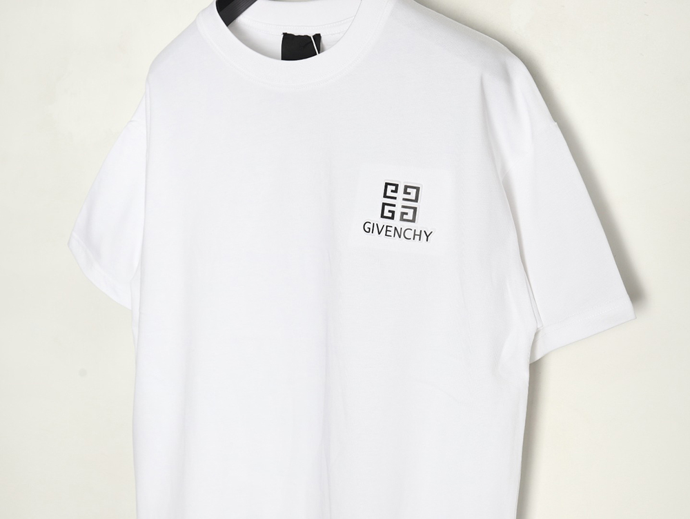 Givenchy four-square letter 3D printed short-sleeved T-shirt