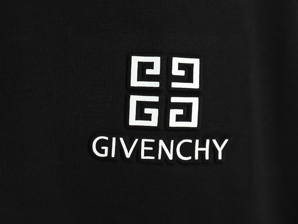 Givenchy four-square letter 3D printed short-sleeved T-shirt TSK1