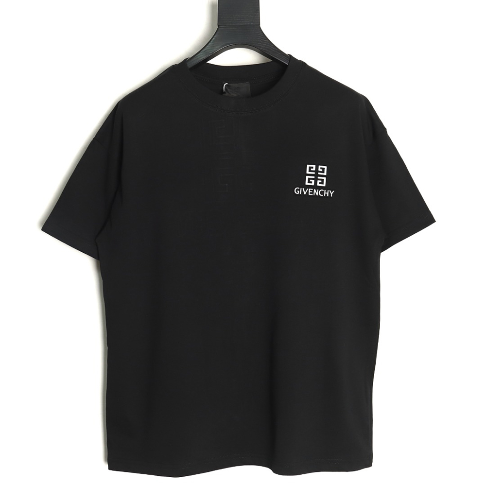 Givenchy four-square letter 3D printed short-sleeved T-shirt TSK1