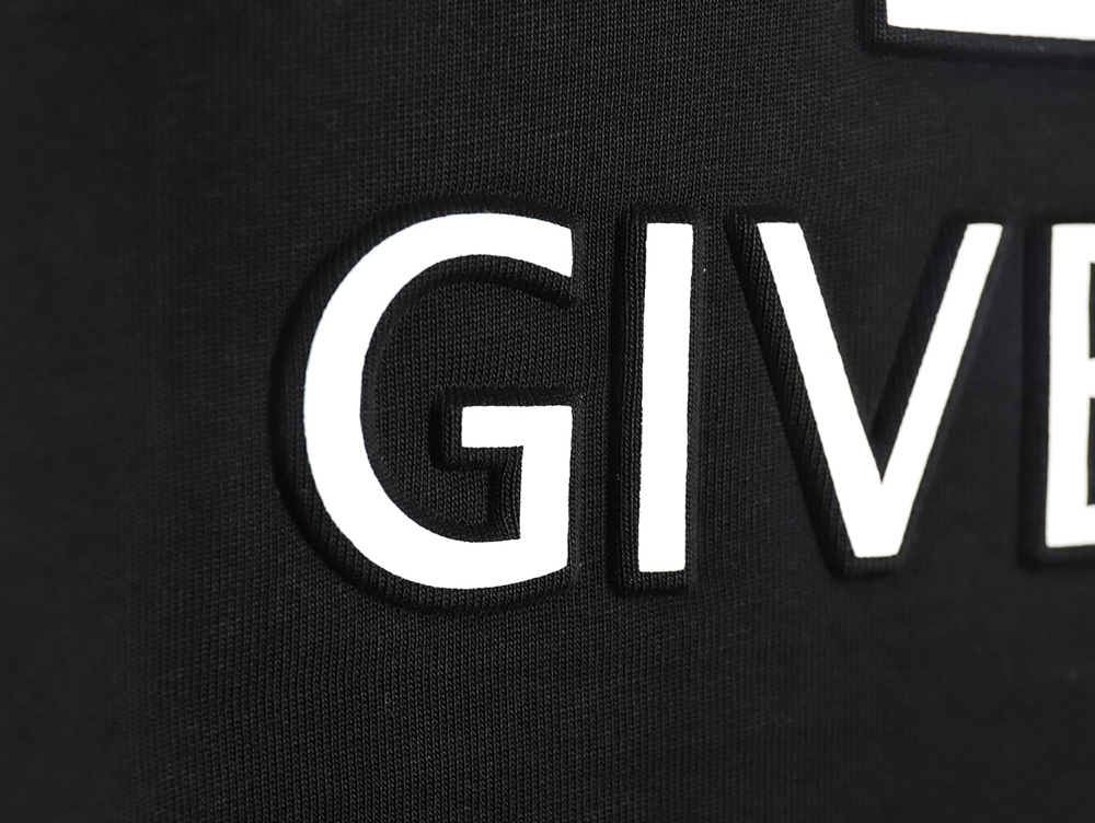 Givenchy four-square letter 3D printed short-sleeved T-shirt TSK1