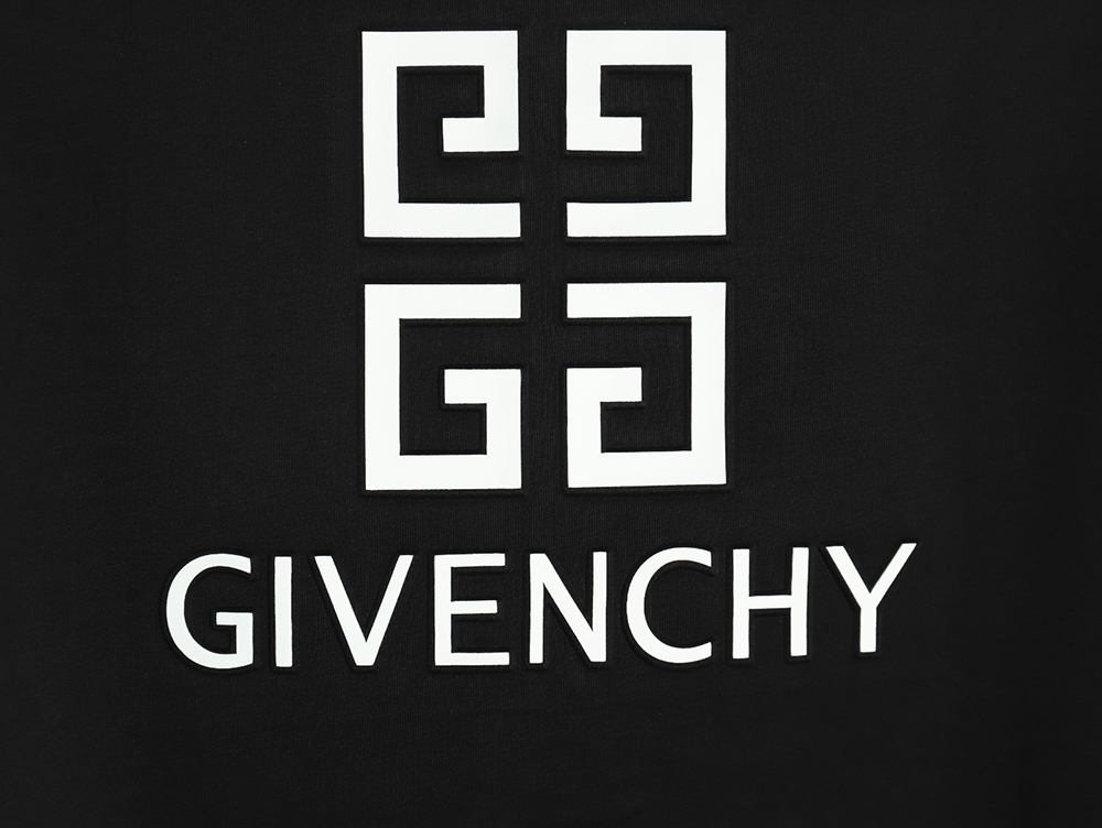 Givenchy four-square letter 3D printed short-sleeved T-shirt TSK1