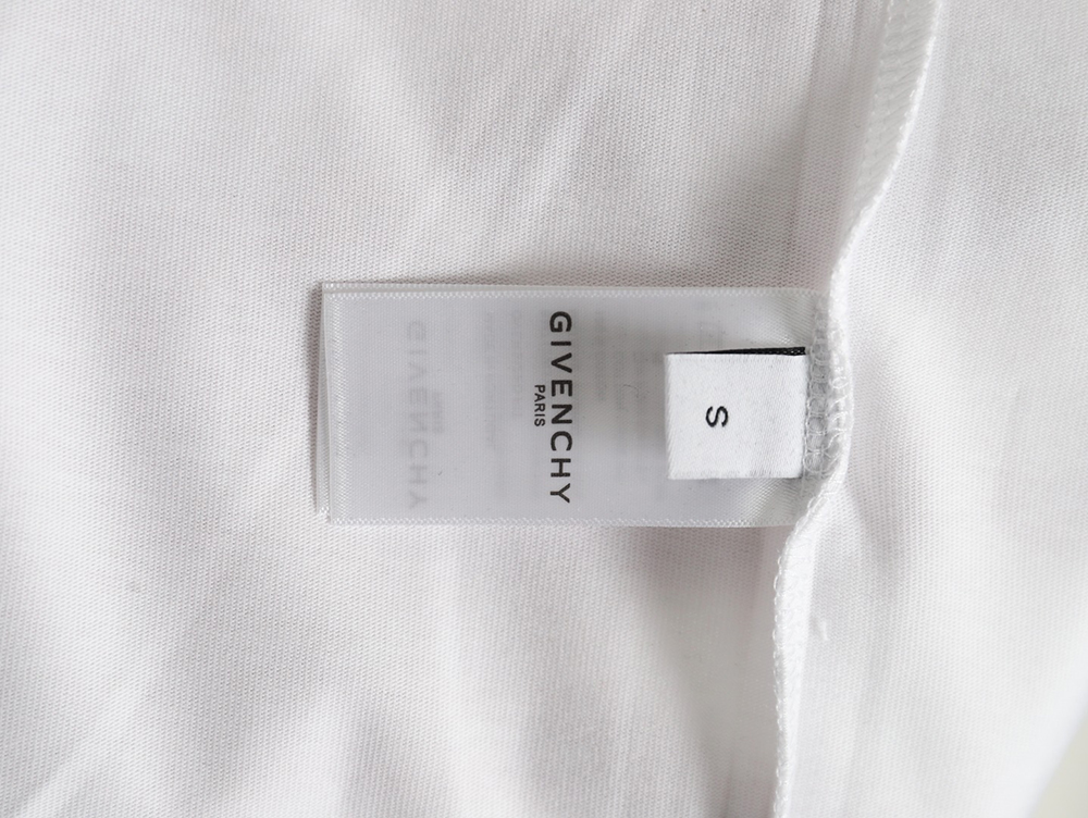 Givenchy colorful ink print short sleeve T-shirt