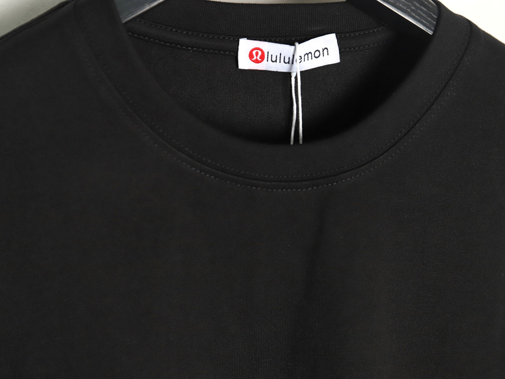 Lulu Lemon Lettering Logo Embroidered Short Sleeve TSK1