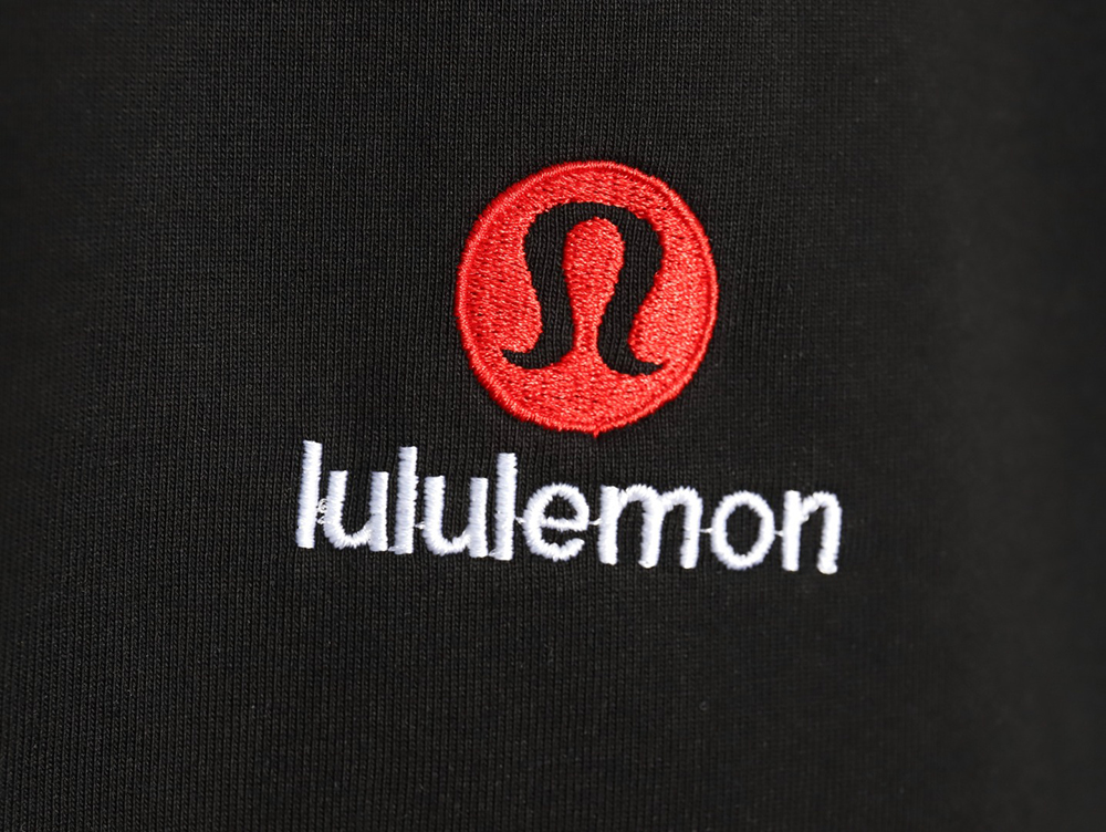 Lulu Lemon Lettering Logo Embroidered Short Sleeve TSK1