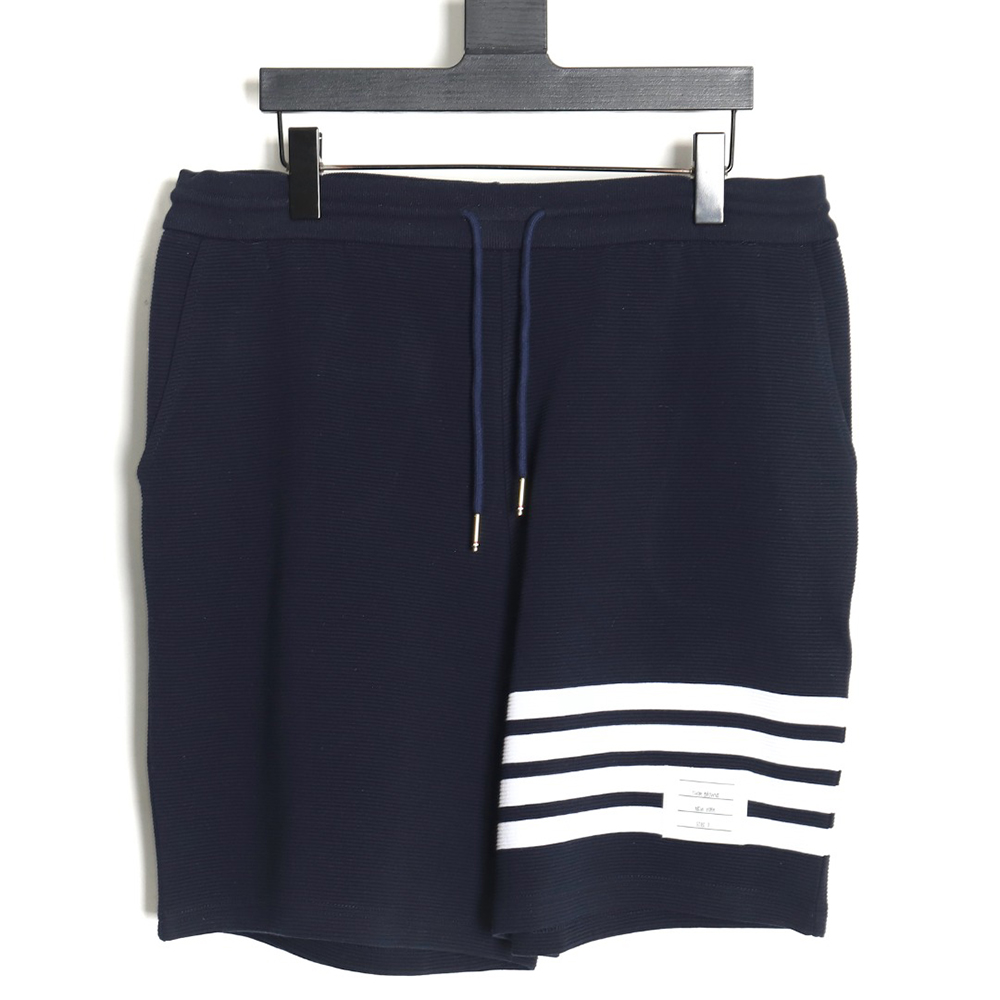 Thom Browne ripple waffle shorts TSK1
