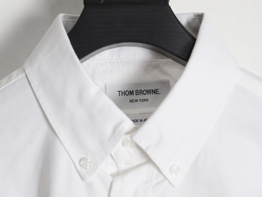 Thom Browne Oxford Classic Cuff Tricolor Long Sleeve Shirt