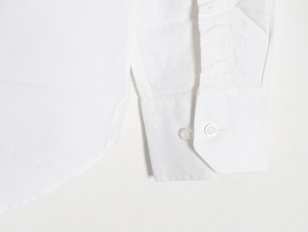 Thom Browne Oxford Classic Cuff Tricolor Long Sleeve Shirt