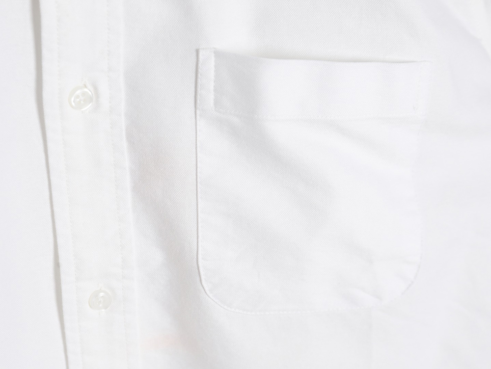 Thom Browne Oxford Classic Cuff Tricolor Long Sleeve Shirt