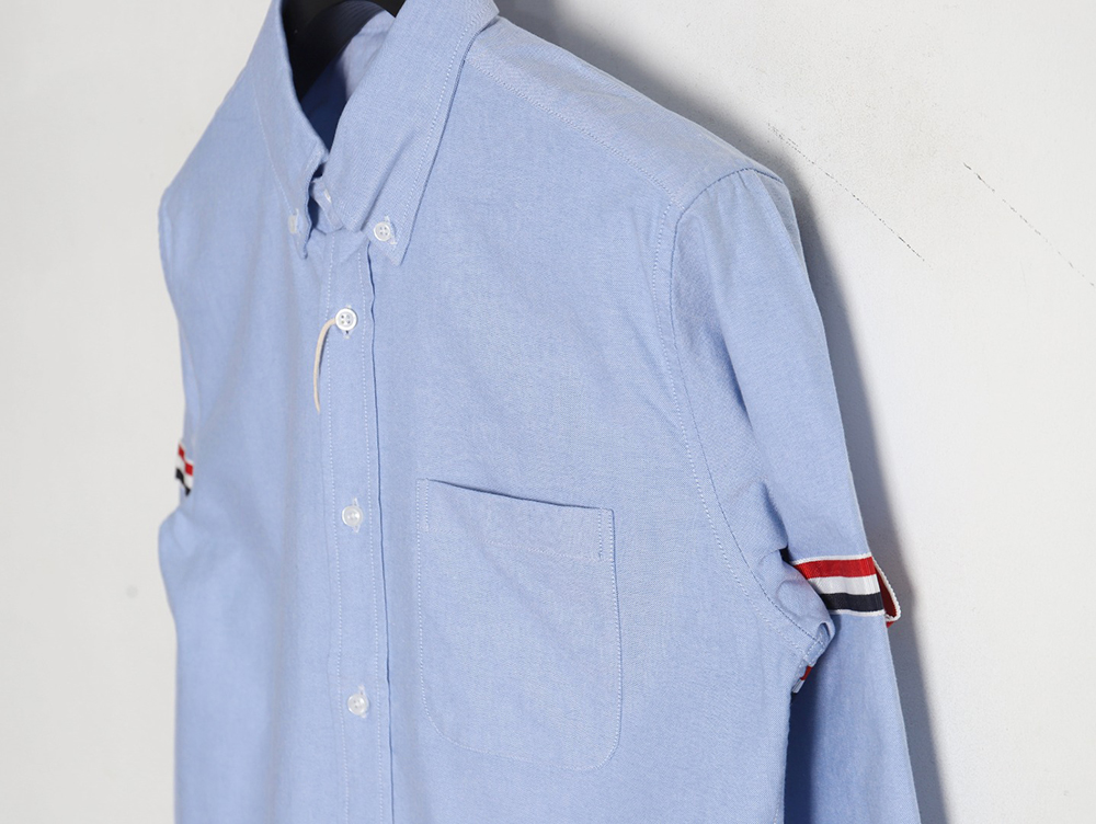 Thom Browne Double Sleeve Logo Shirt TSK1