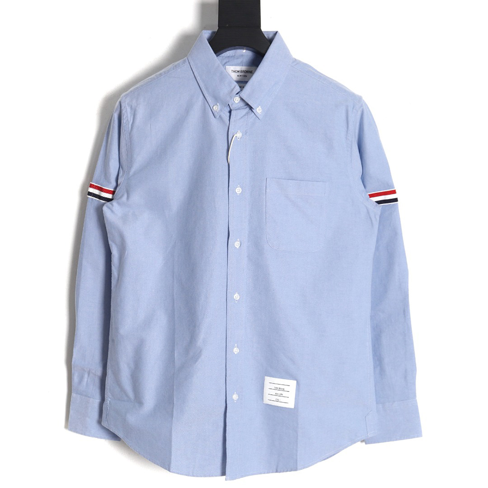 Thom Browne Double Sleeve Logo Shirt TSK1