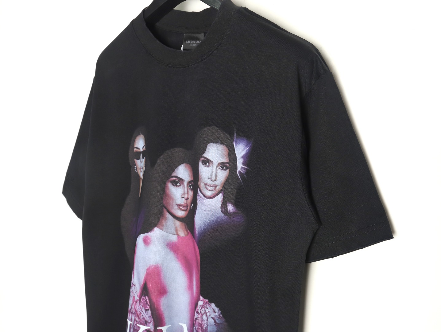 Ba*len*cia*ga kimk art short sleeve t-shirt