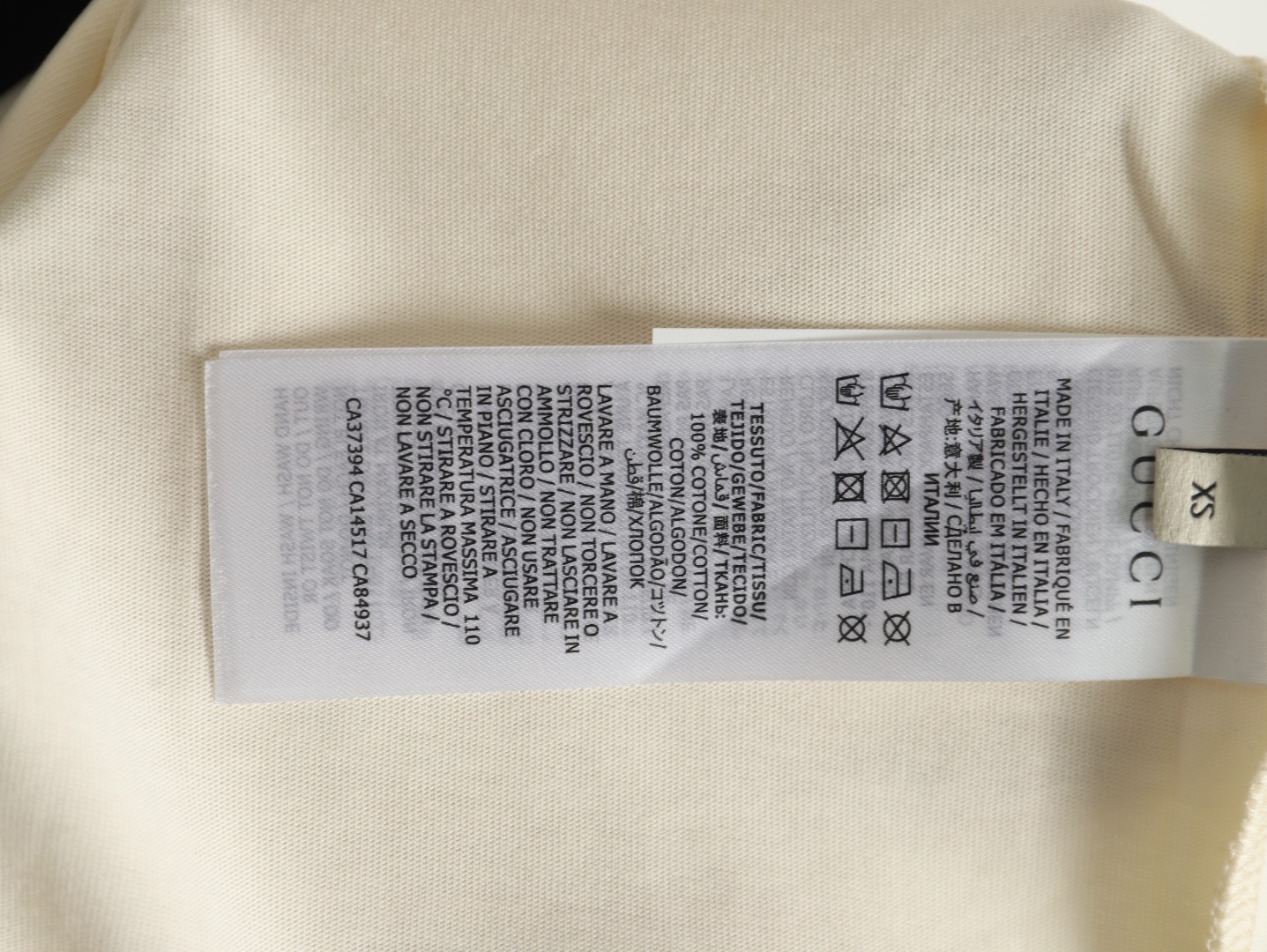 G*u*i & ba*len*cia*ga joint graffiti letter print short-sleeve