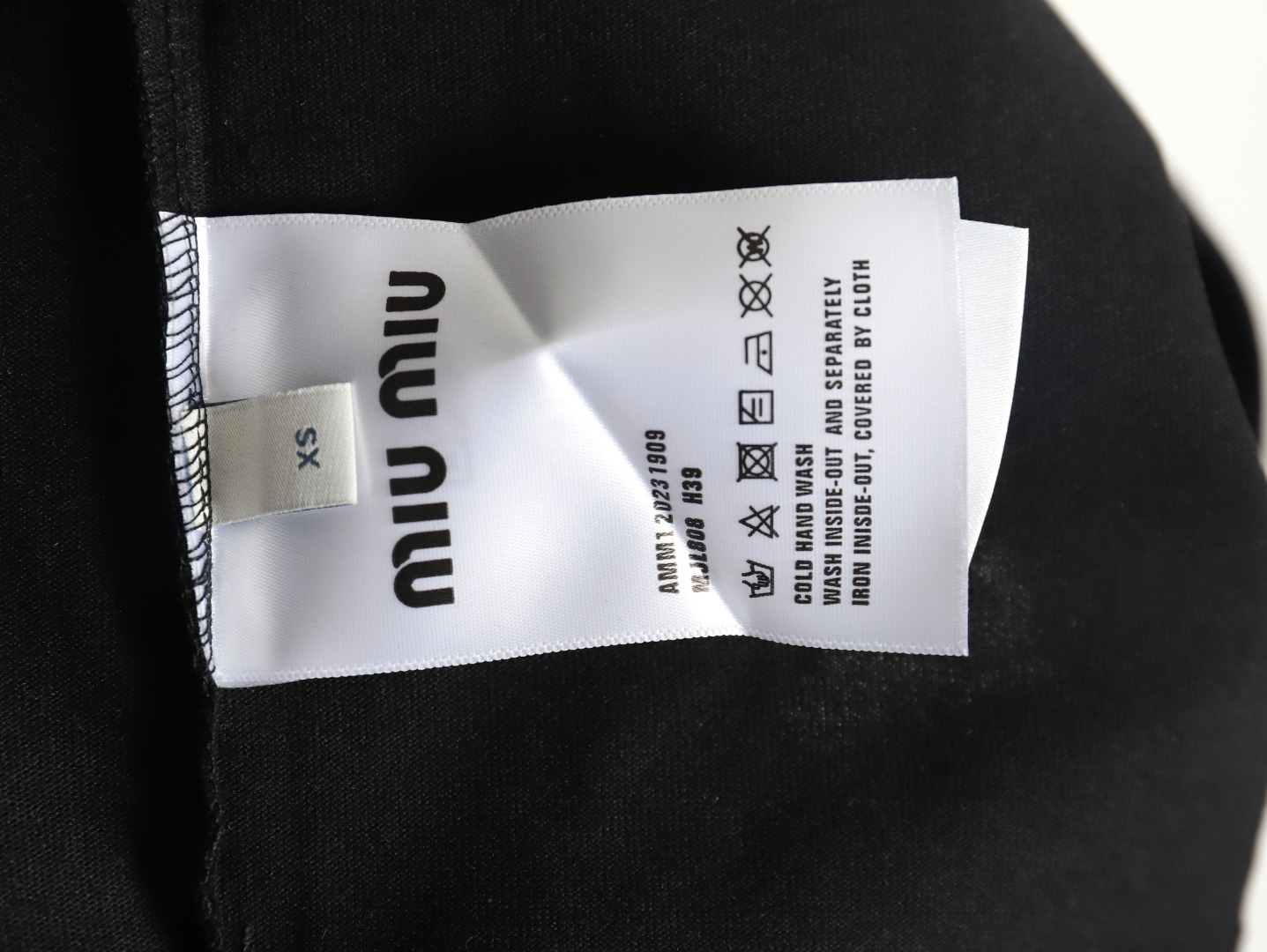 Miu Miu letter logo short sleeve T-shirt TSK1