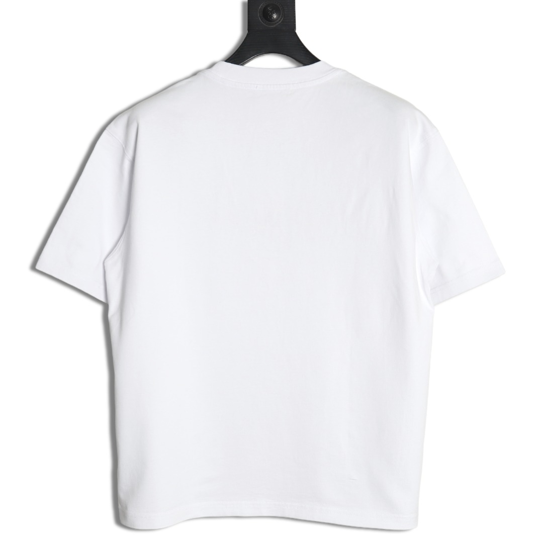 ma*s*n Ma*i*la & tommy cash embroidered logo crew neck short sleeve t-shirt