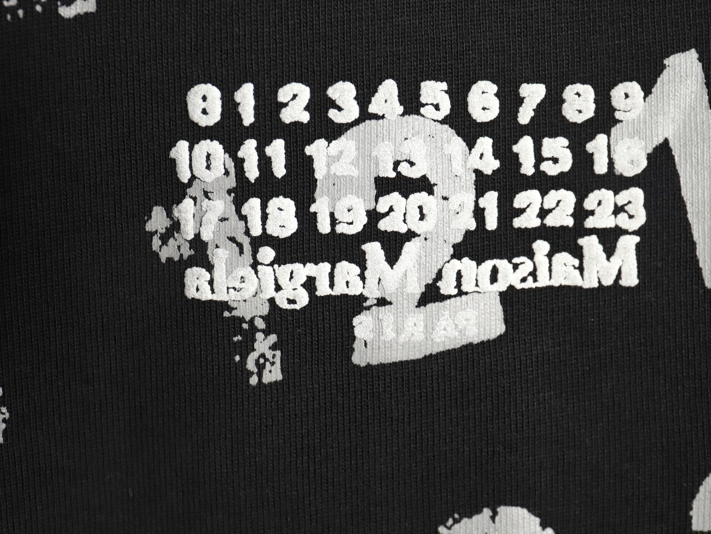 ma*s*n Ma*i*la digital painting mottled graffiti round neck short-sleeved t-shirt tsk1