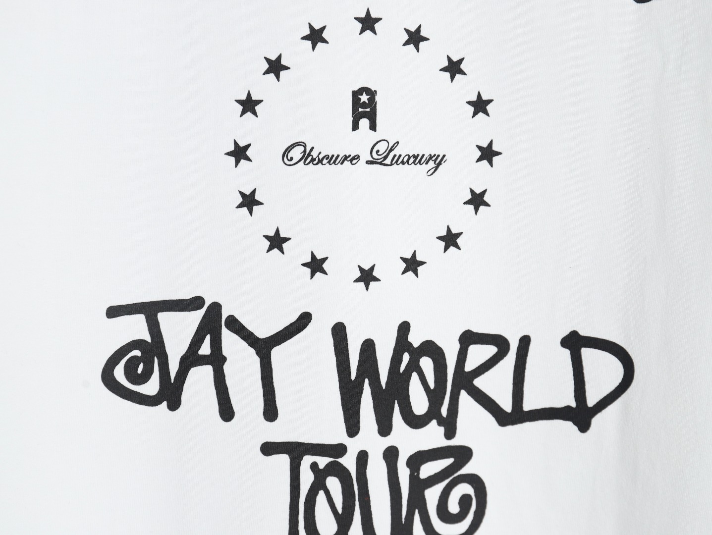 Stussy JAY Tour Concert Collaboration T-shirt