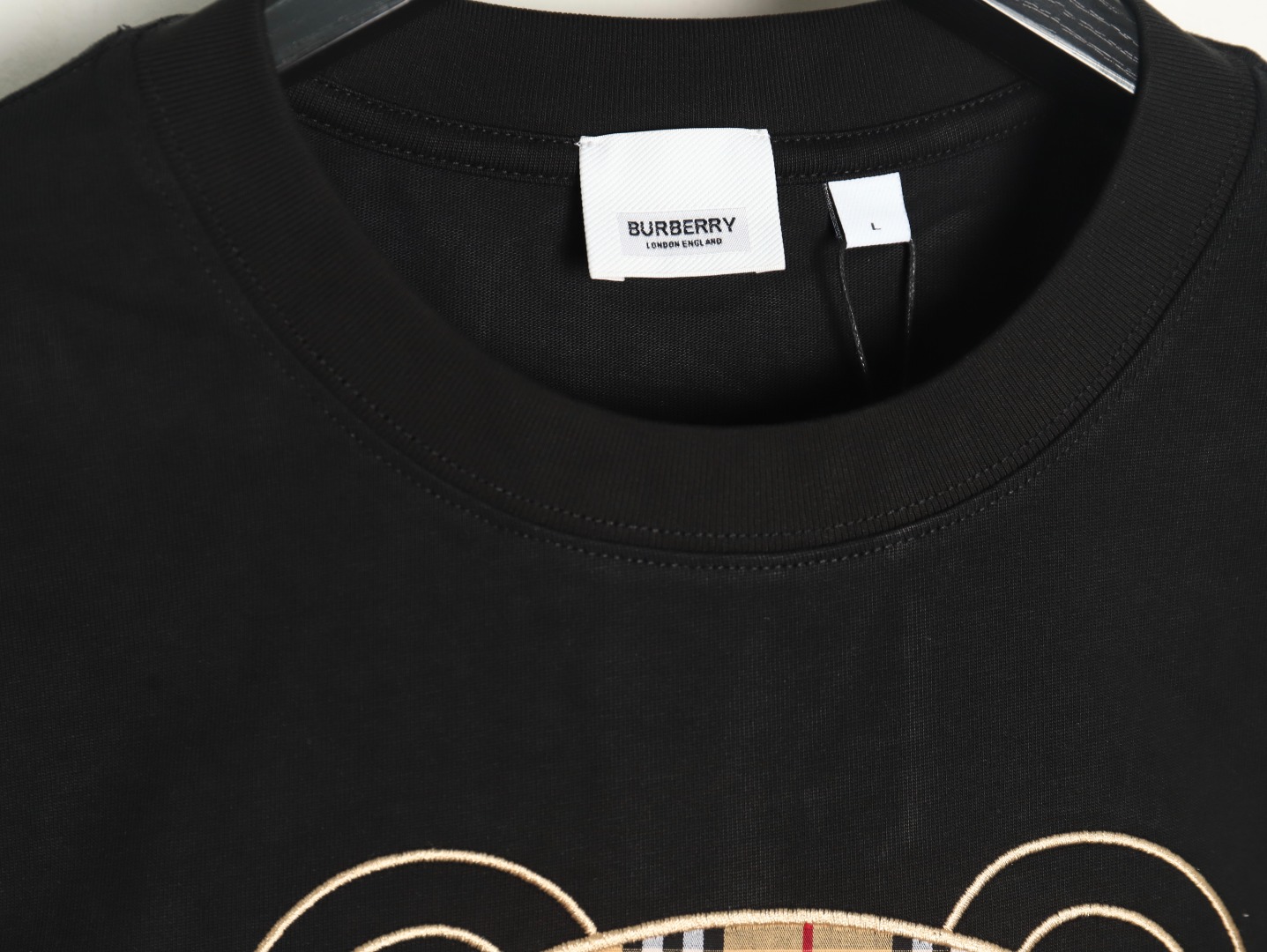 B**rry bear embroidered chest t-shirt tsk1