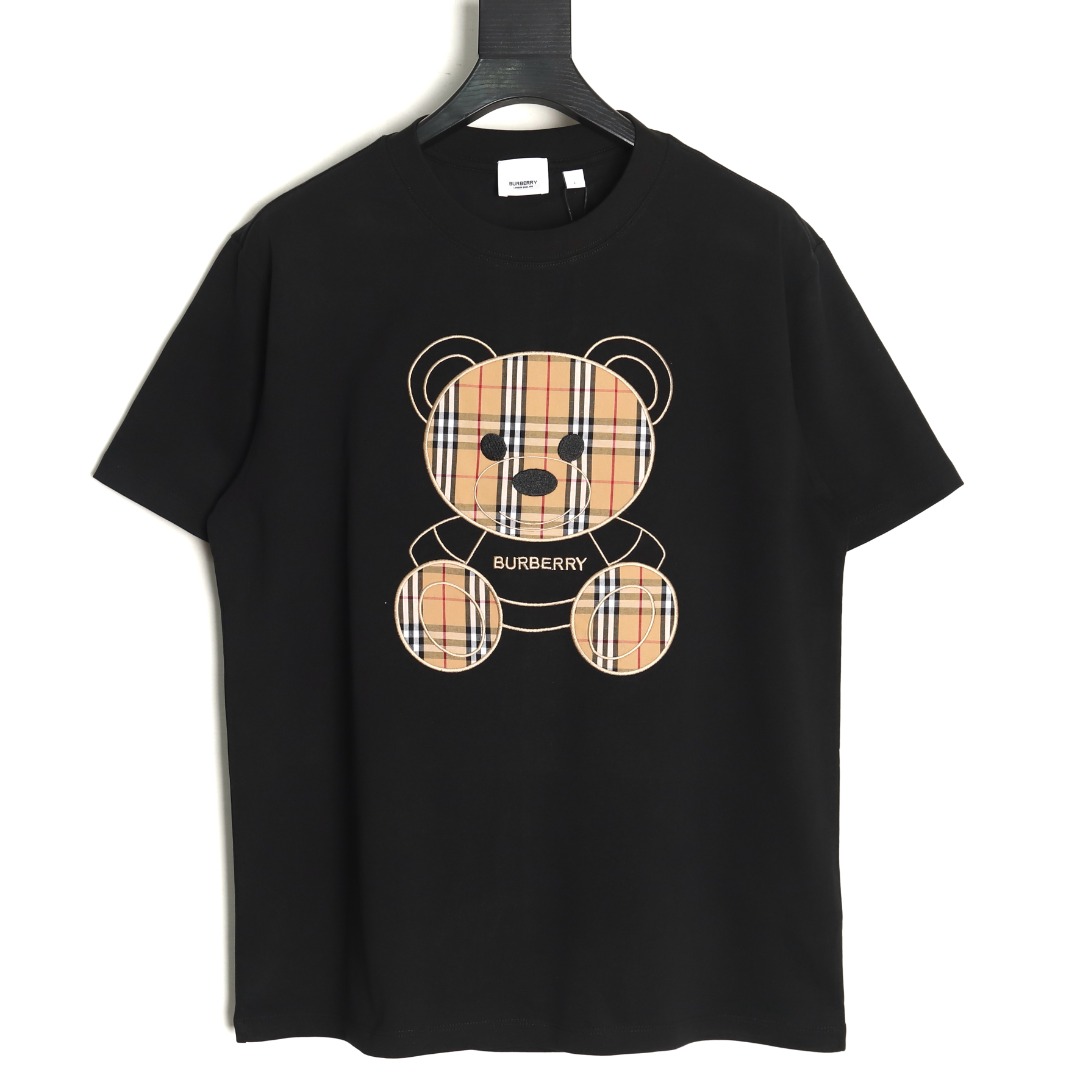B**rry bear embroidered chest t-shirt tsk1