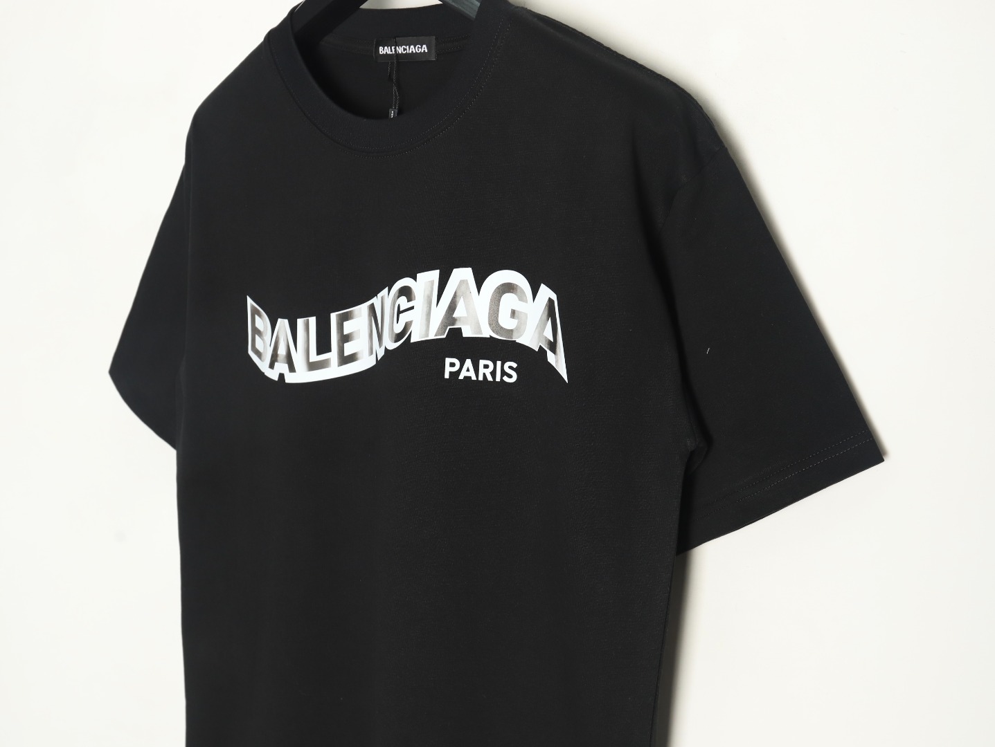 Ba*len*cia*ga twisted letters short sleeve t-shirt tsk1