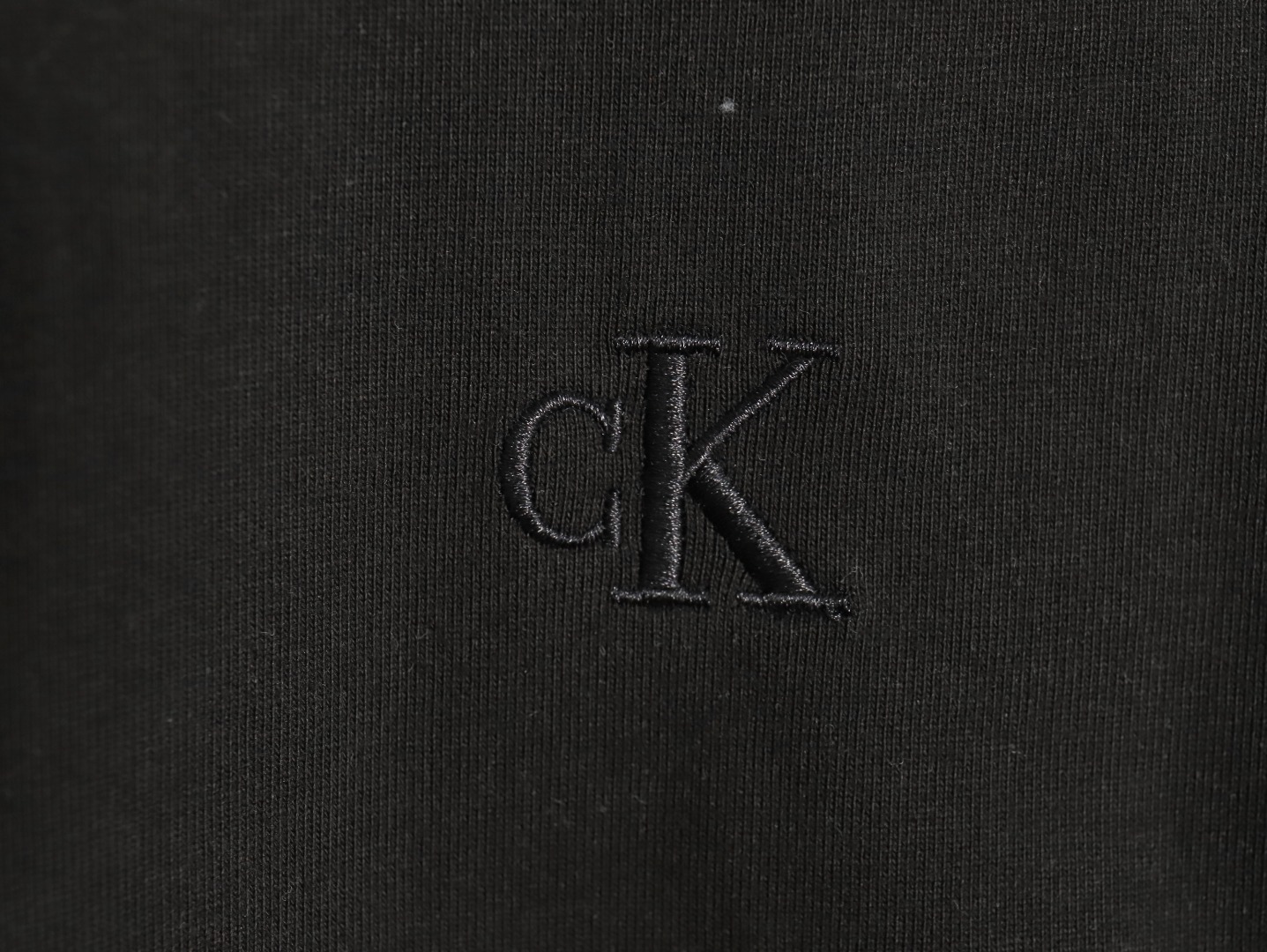 Calvin Klein small embroidery back print short sleeves TSK1