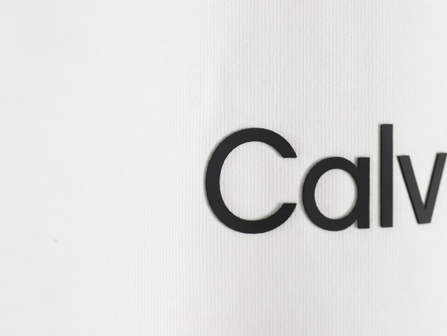 Calvin Klein logo silicone print short sleeves