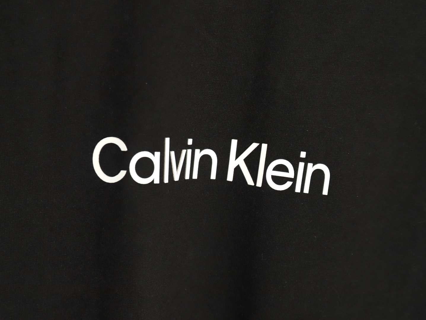 Calvin Klein logo silicone print short sleeves TSK1