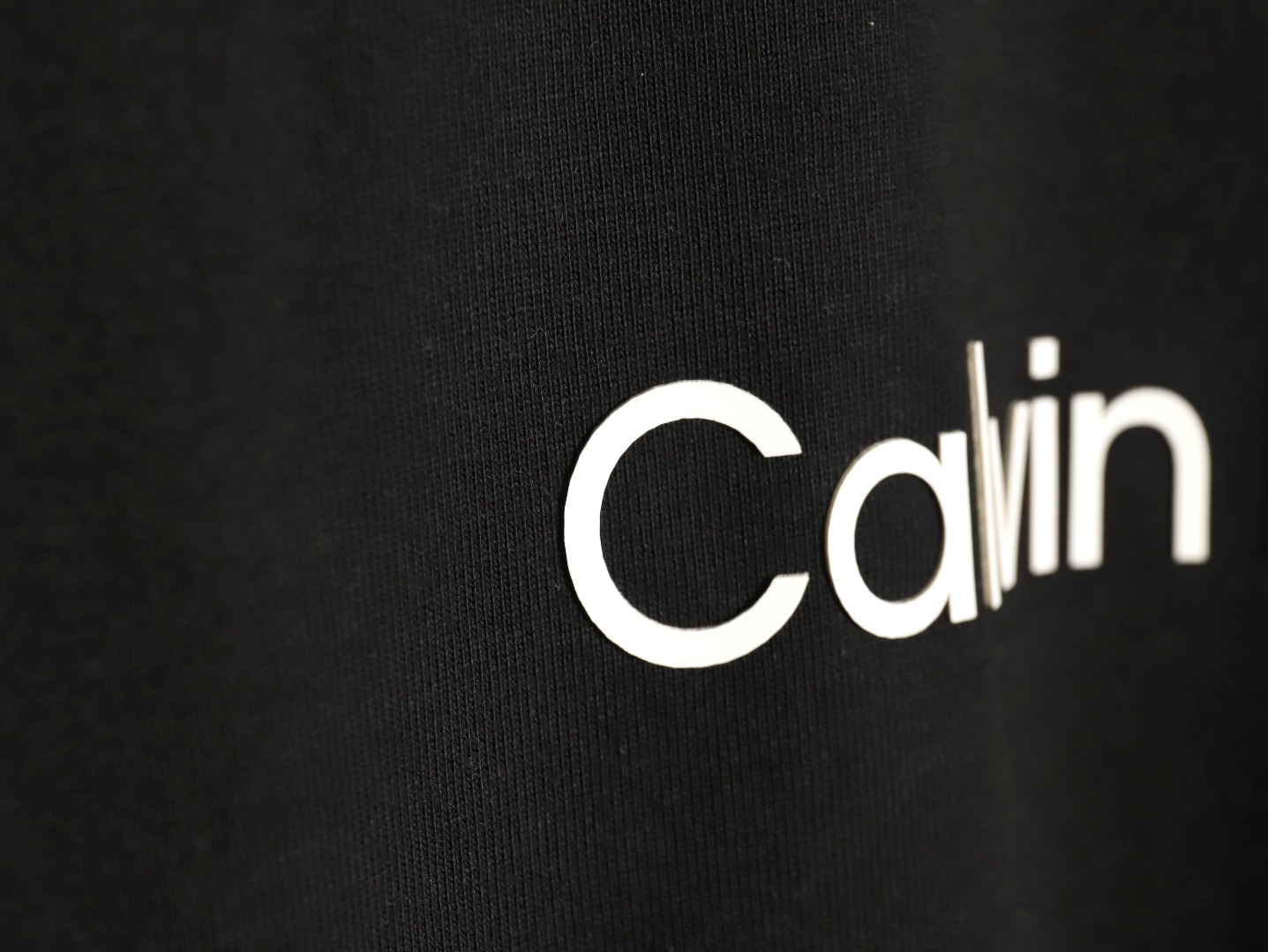 Calvin Klein logo silicone print short sleeves TSK1