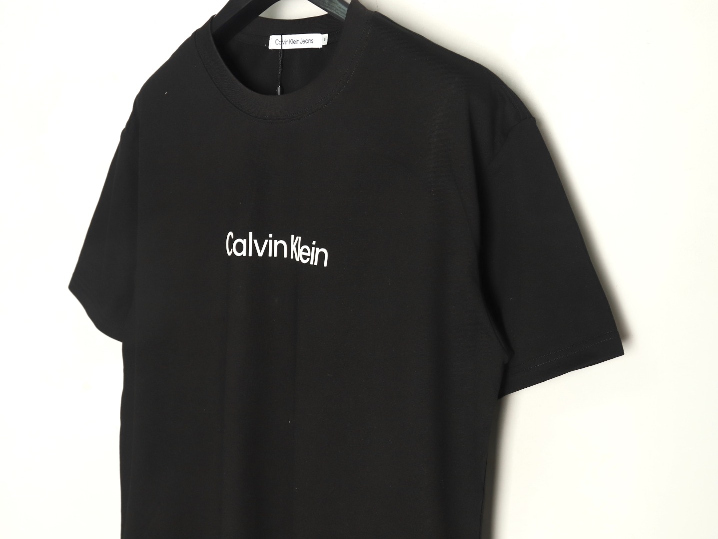 Calvin Klein logo silicone print short sleeves TSK1
