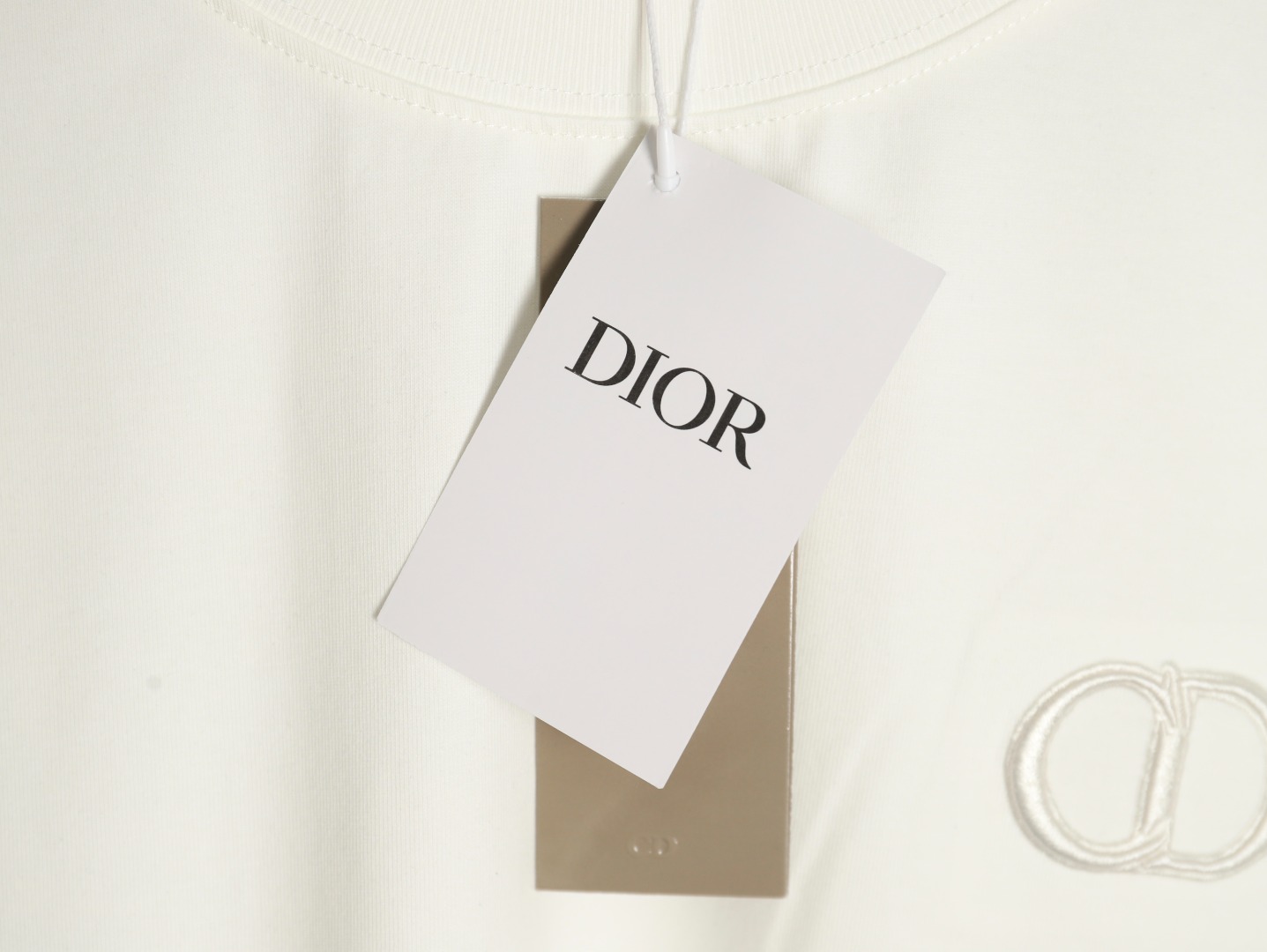 D*or classic cd embroidered letter short sleeve