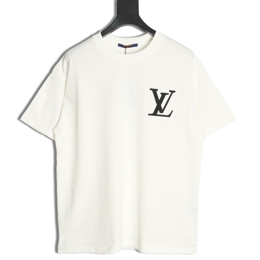 l0*is V*t0n back checkerboard short sleeve t-shirt
