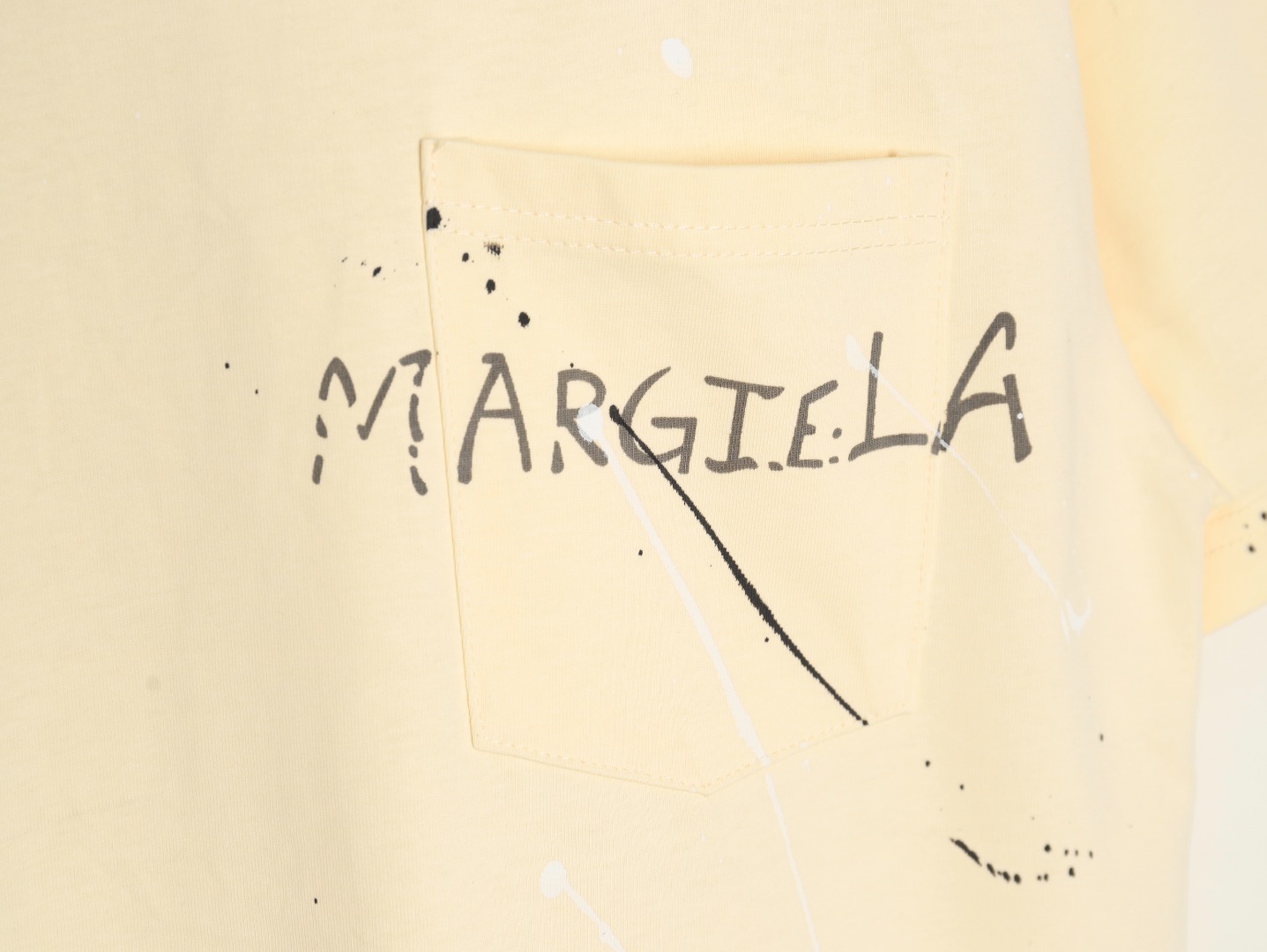 ma*s*n Ma*i*la splash print short-sleeved t-shirt