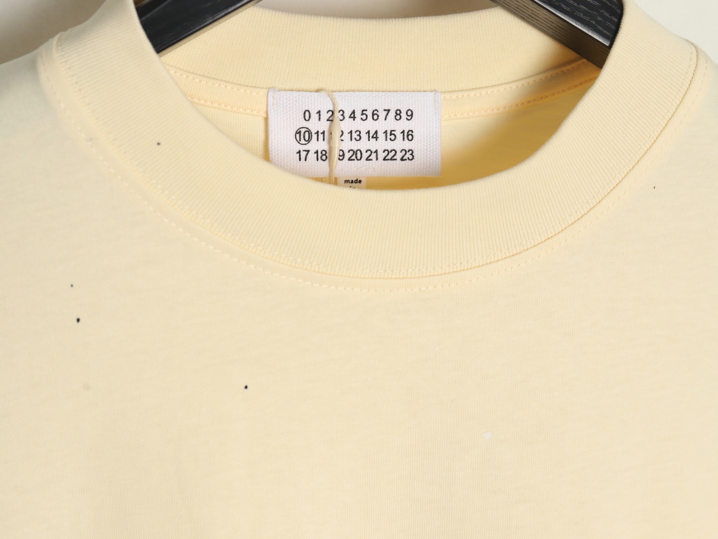 ma*s*n Ma*i*la splash print short-sleeved t-shirt