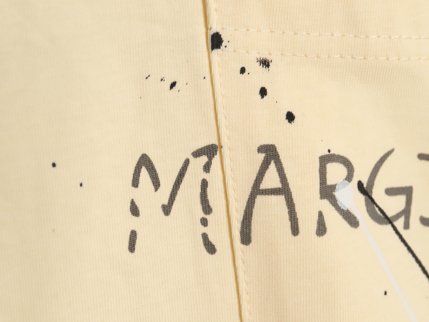 ma*s*n Ma*i*la splash print short-sleeved t-shirt