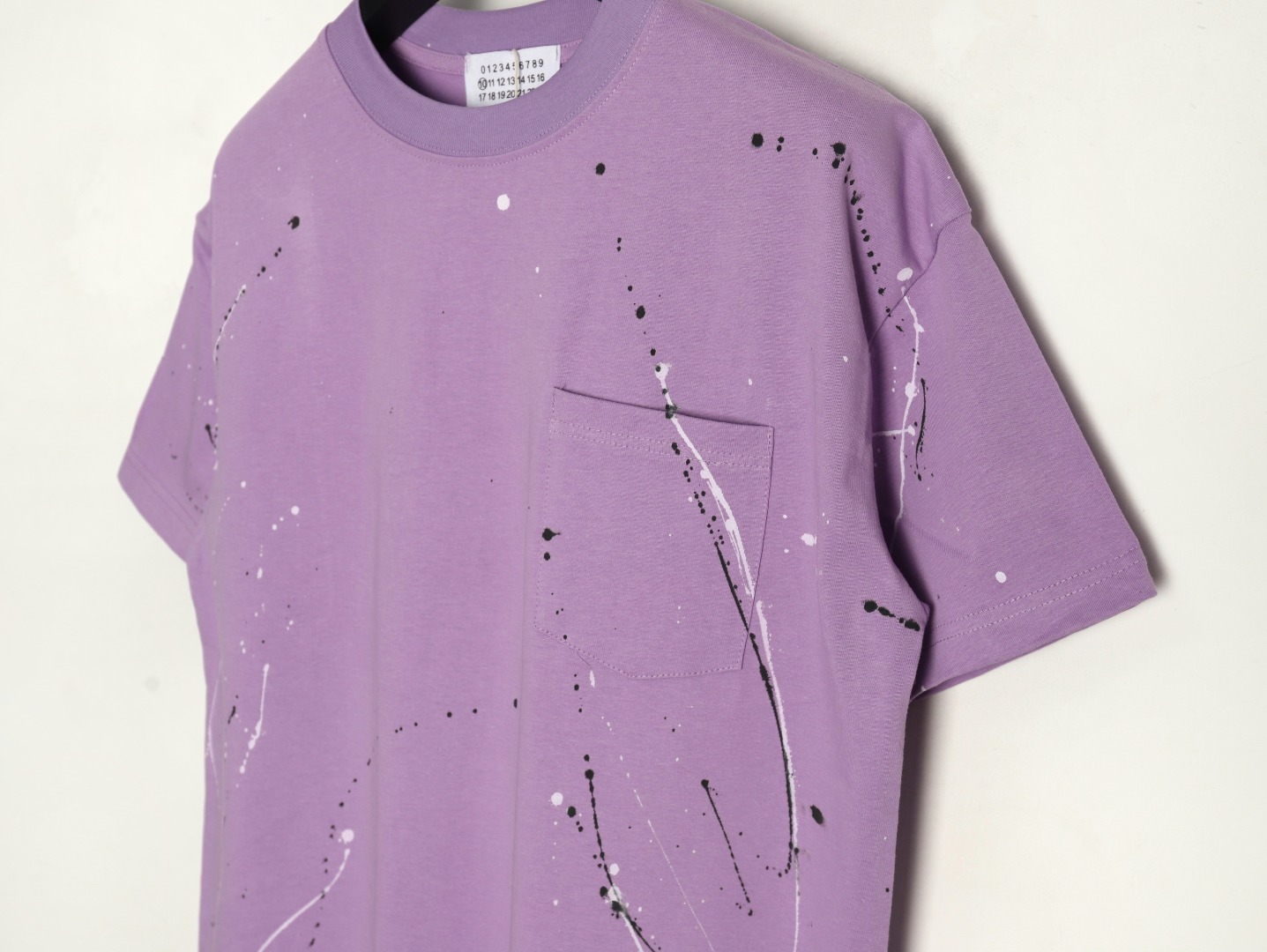 ma*s*n Ma*i*la splash print short-sleeved t-shirt tsk1