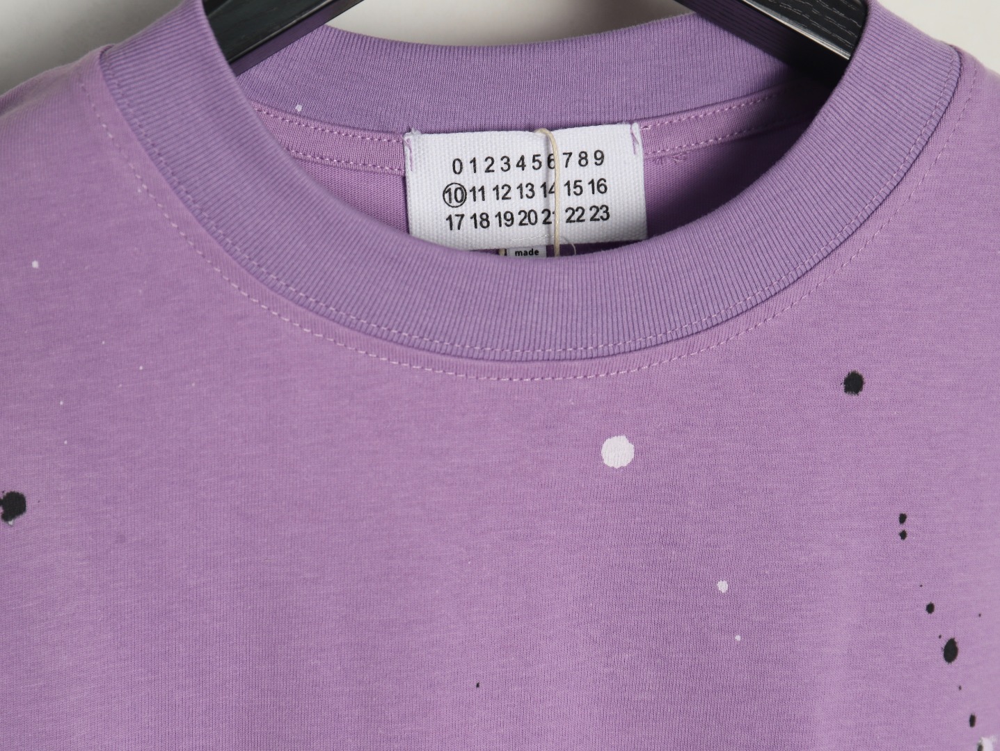 ma*s*n Ma*i*la splash print short-sleeved t-shirt tsk1