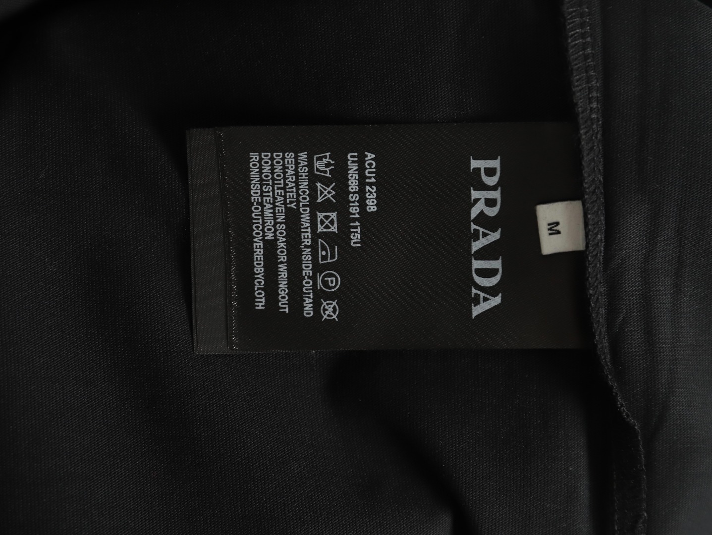 Pra*a hand-painted badge 3d embroidery short sleeves tsk1