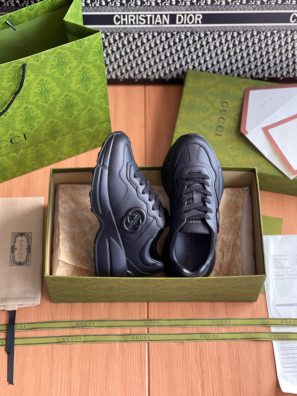 G*u*i gg rhyton retro casual sneakers