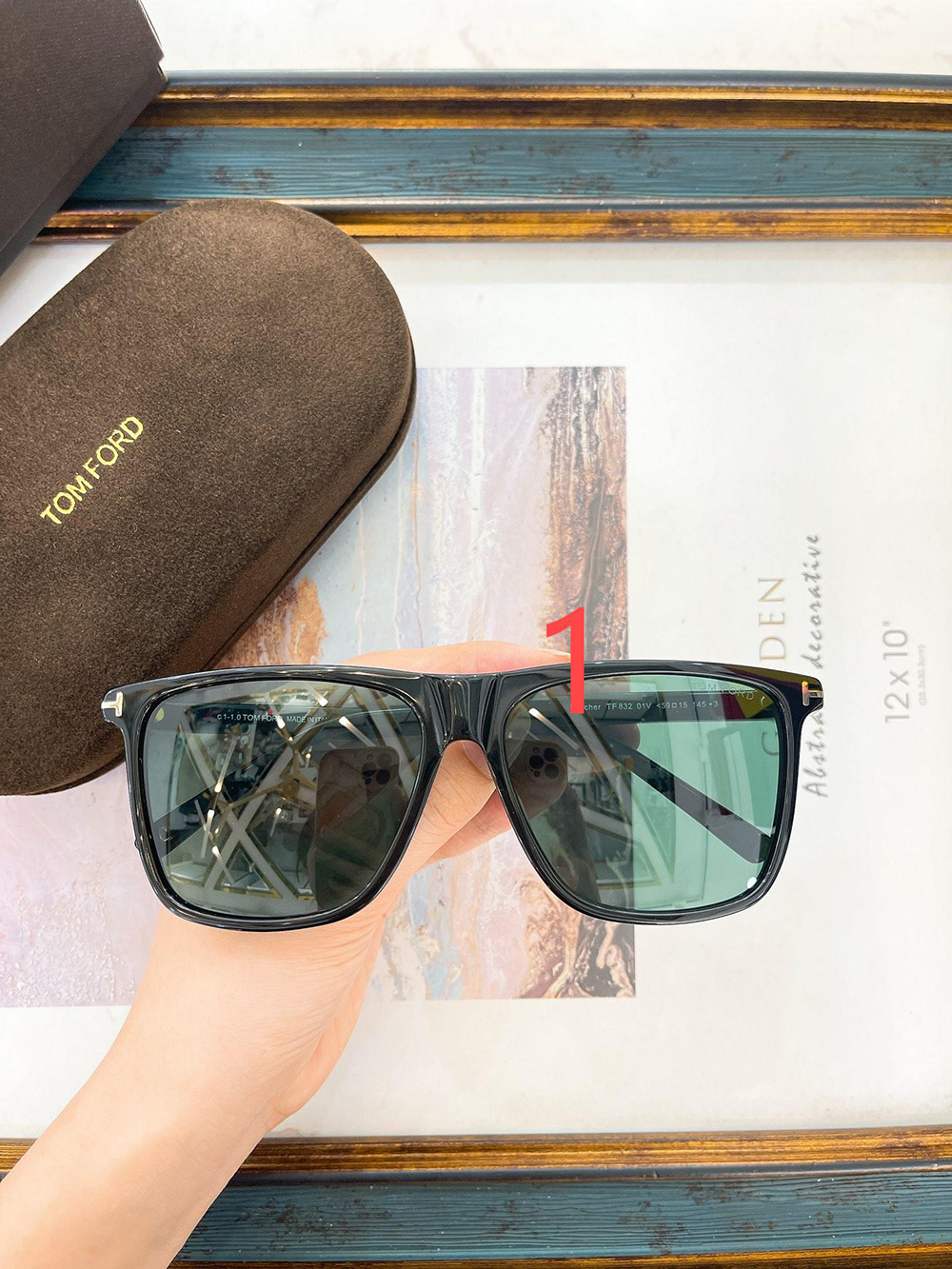 Tom Ford Eyewear Fletcher Square Frame Sunglasses FT0832N