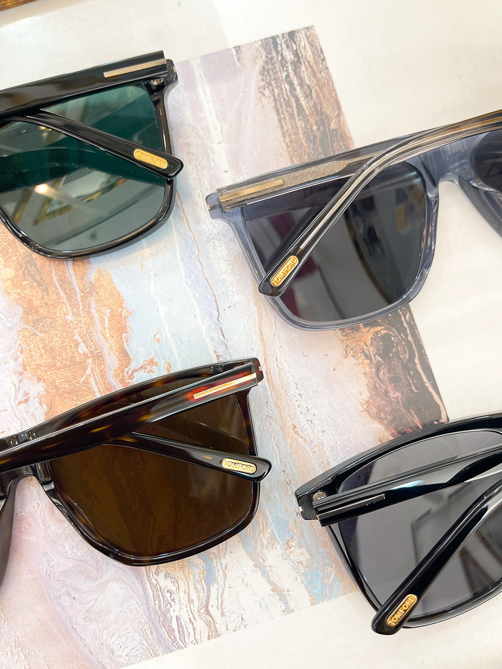 Tom Ford Eyewear Fletcher Square Frame Sunglasses FT0832N