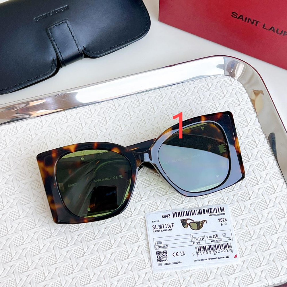 Sa**t Lau*nt oversized sunglasses m119f