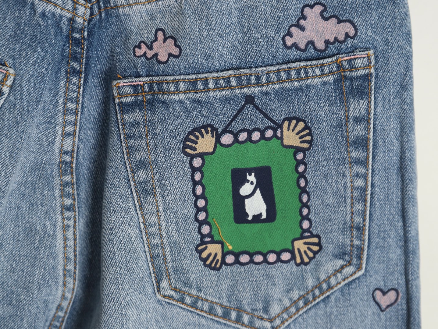 Acne Studios Diverse Graffiti Jeans