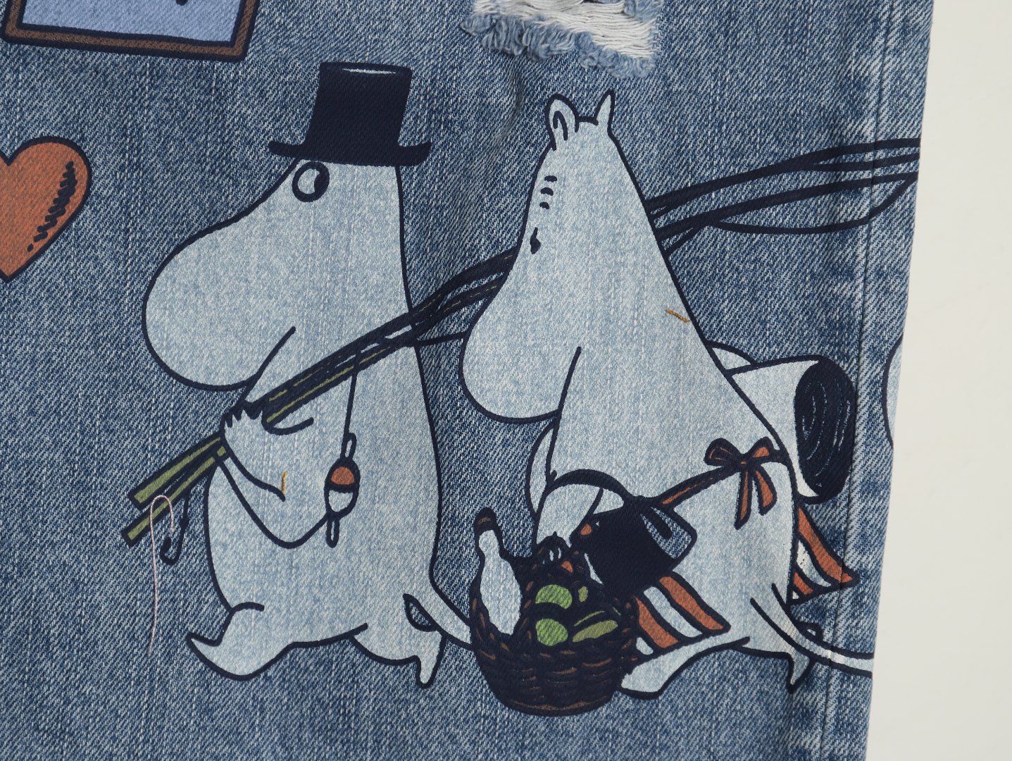 Acne Studios Diverse Graffiti Jeans